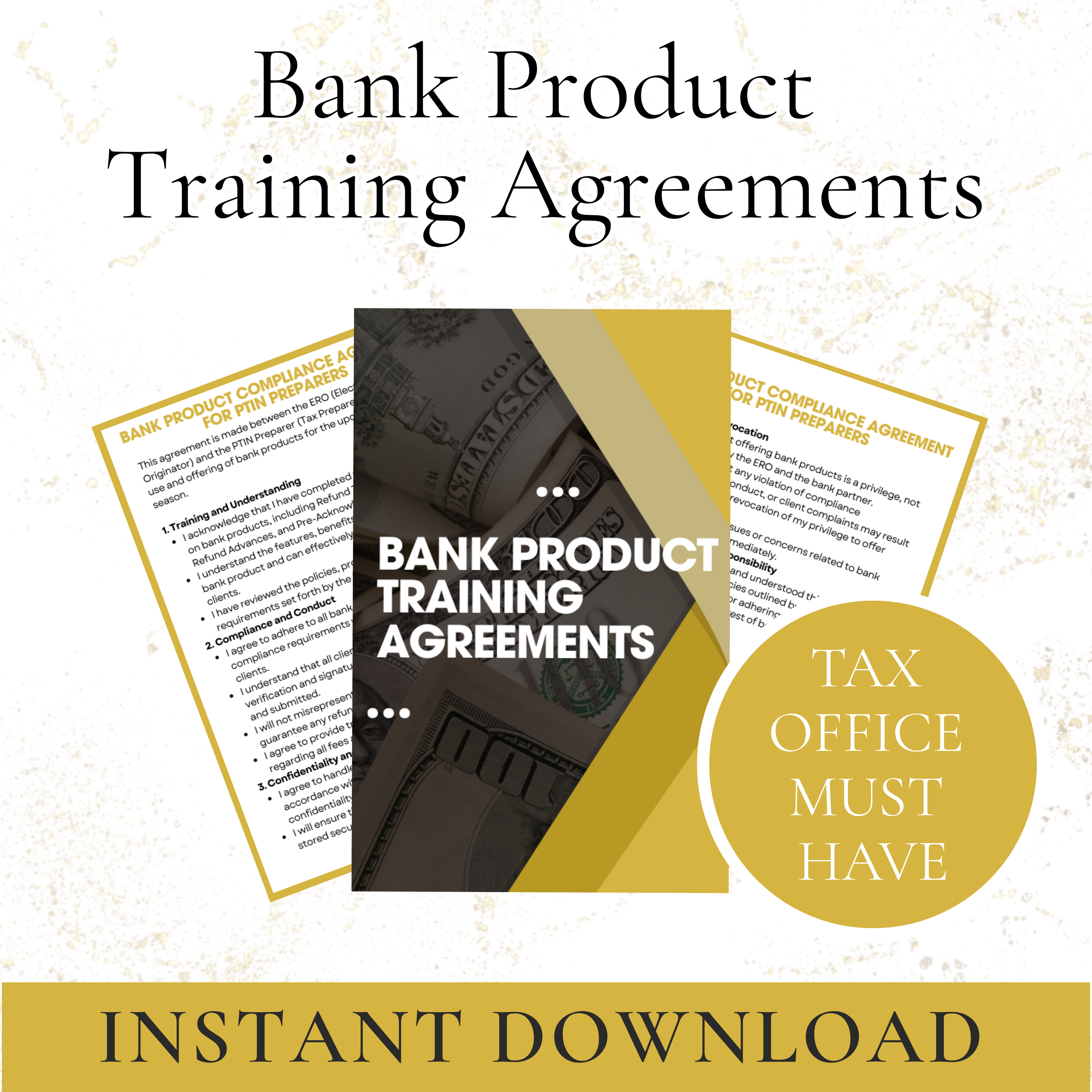Bank Product Compliance Agreement