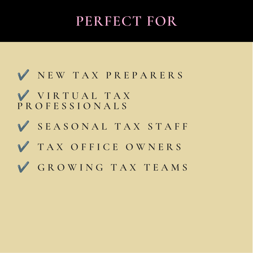 Behind the desk: The Tax Preparer Handbook You Actually Need