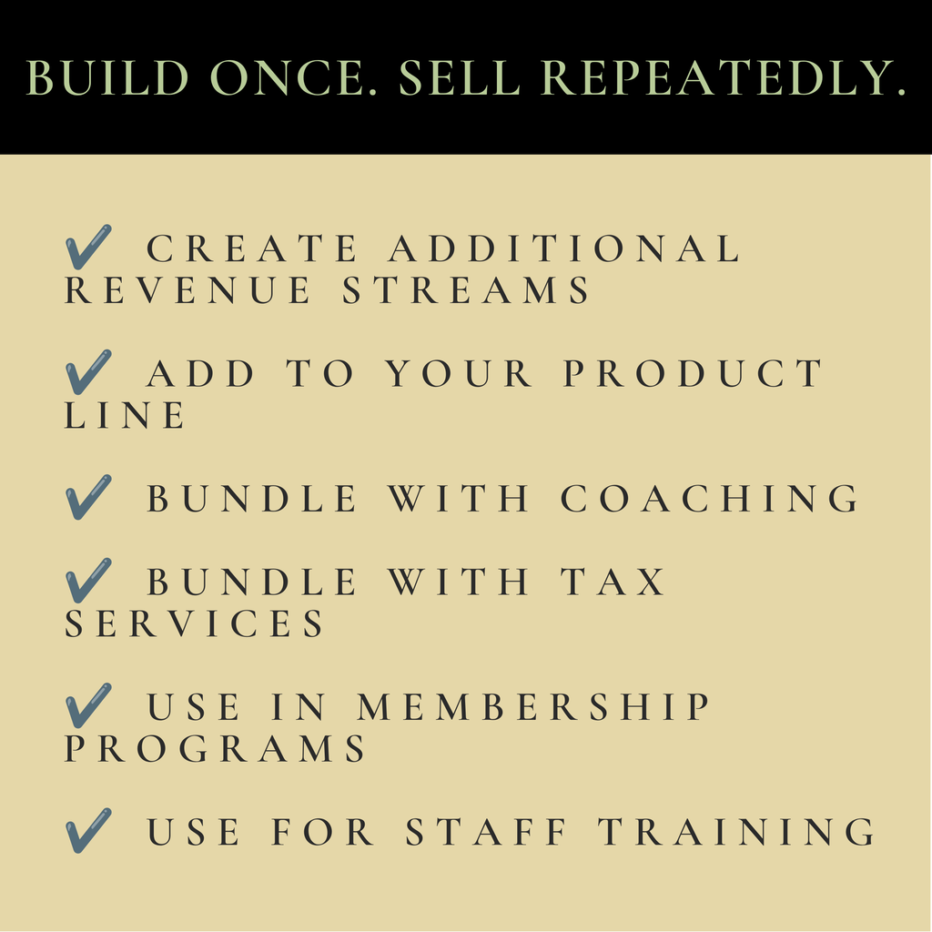 MRR Tax Preparation Training Manual | Master Resell Rights Included | Editable Canva Template