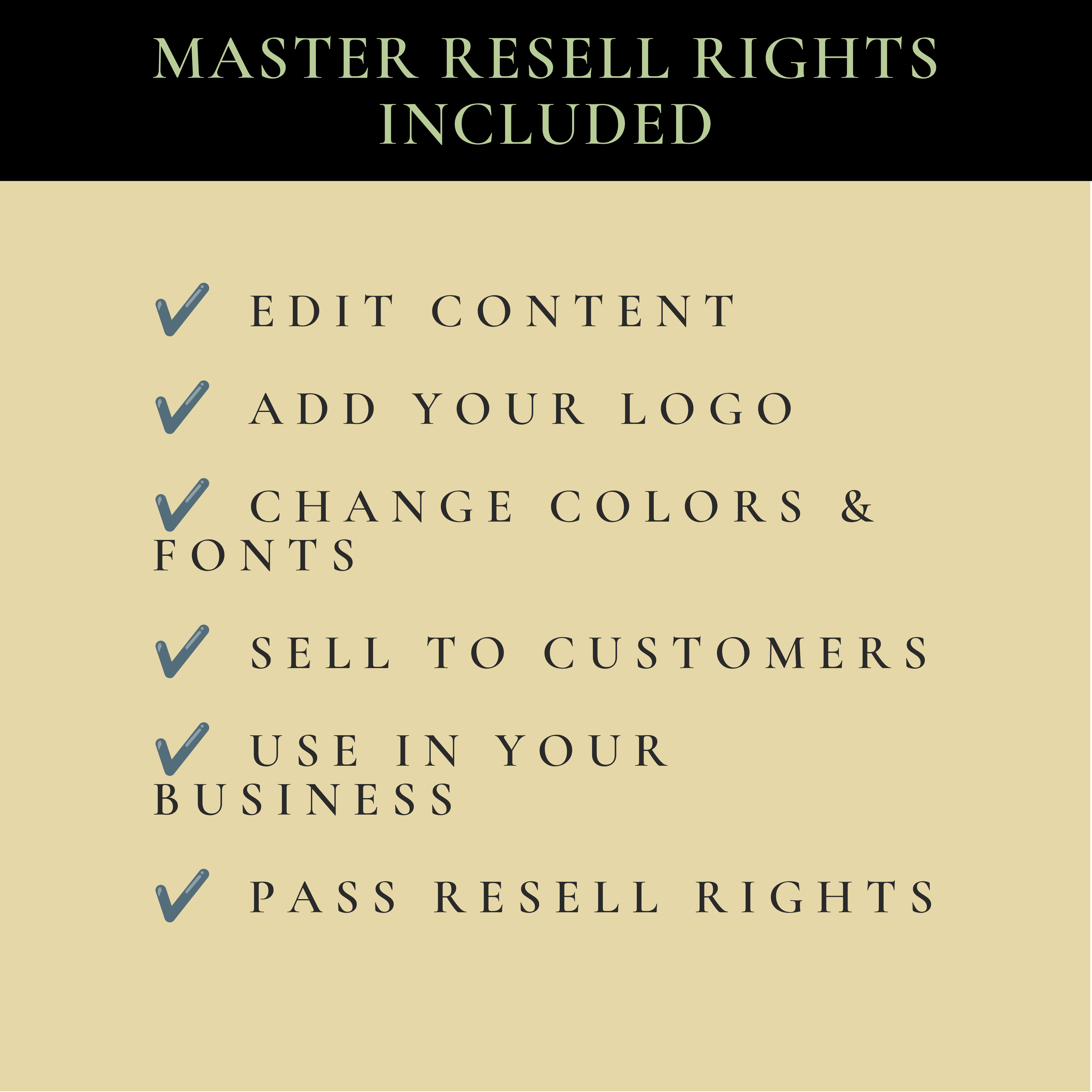 MRR Tax Preparation Training Manual | Master Resell Rights Included | Editable Canva Template