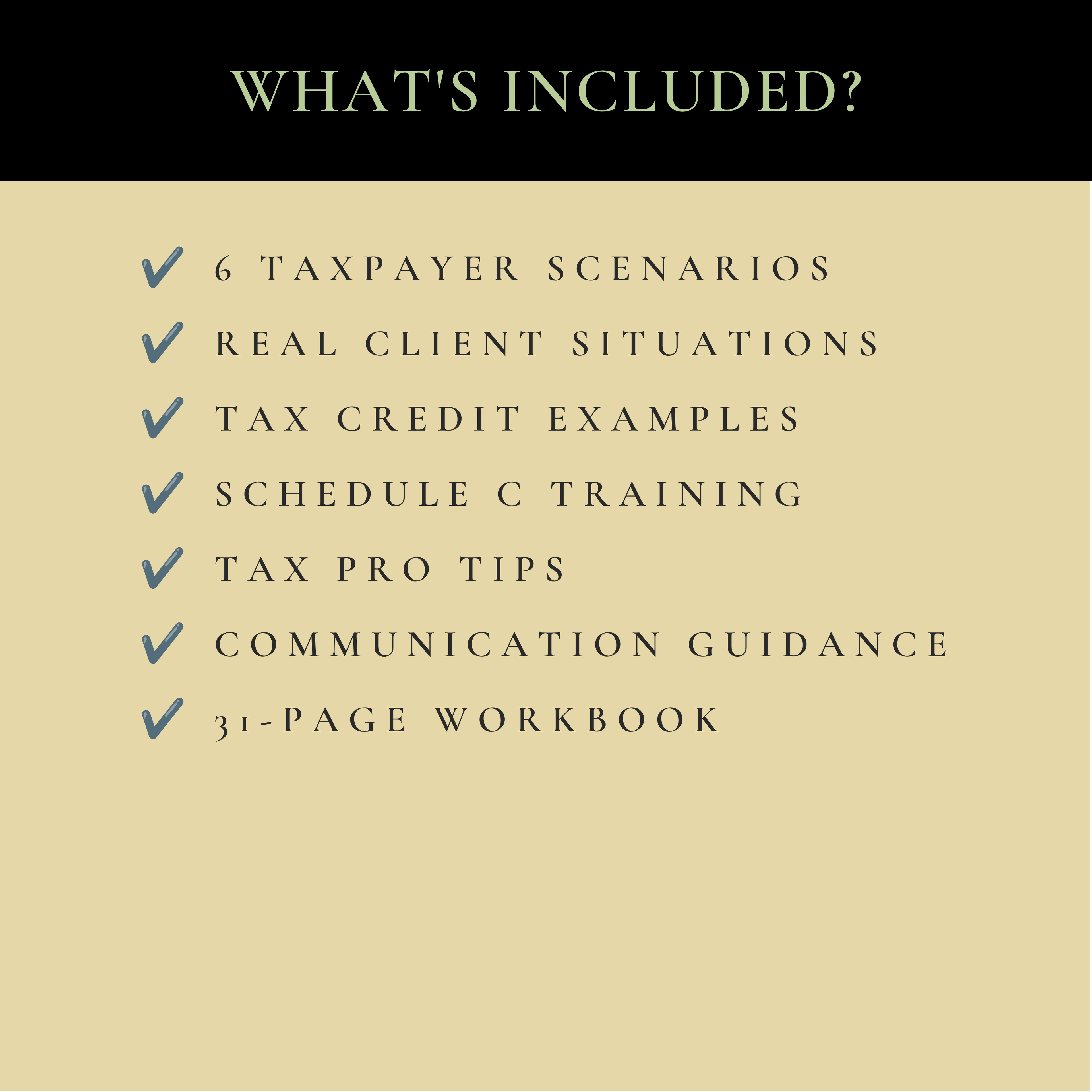 MRR Taxpayer Scenarios for Tax Preparers | Tax Training Workbook | Master Resell Rights