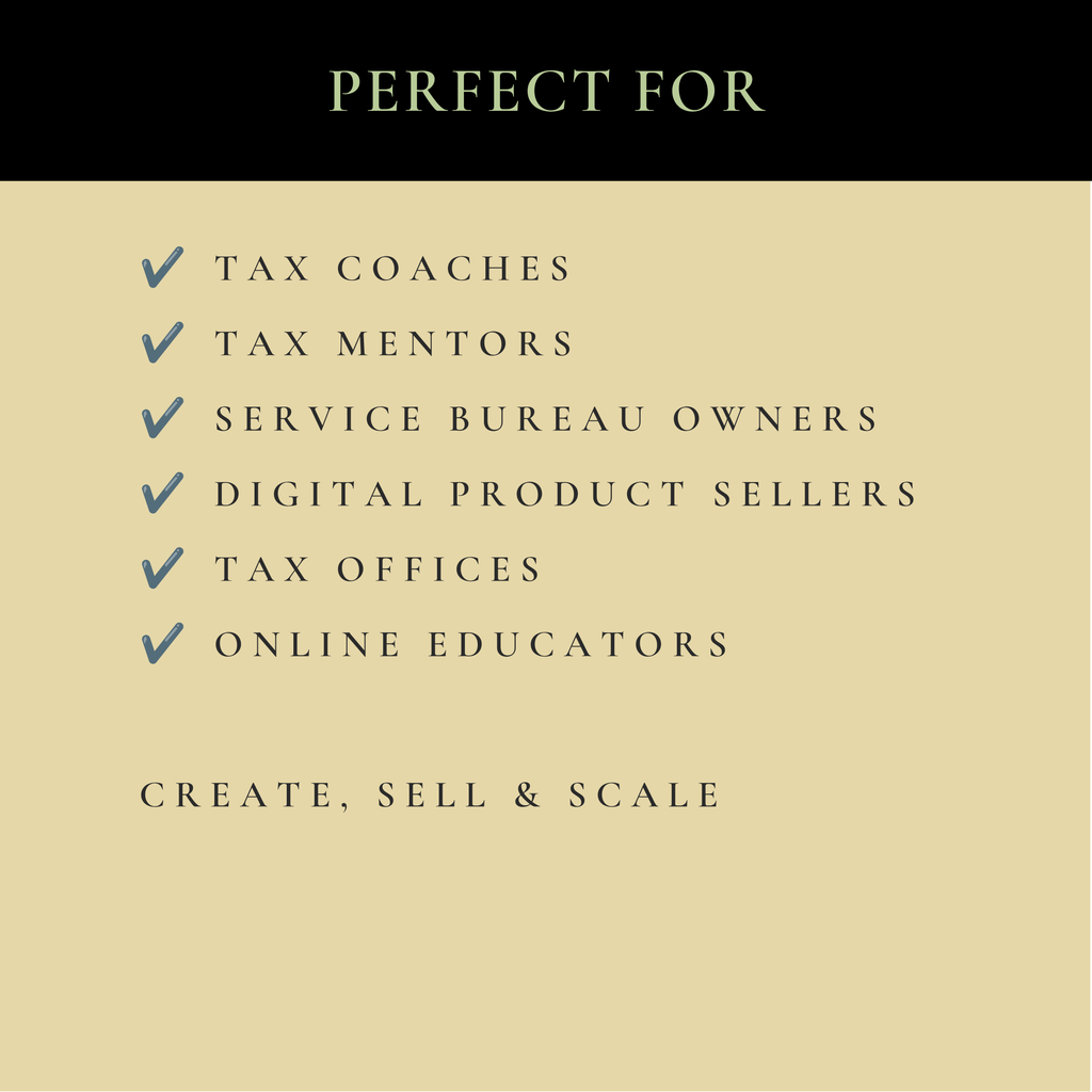 MRR Taxpayer Scenarios for Tax Preparers | Tax Training Workbook | Master Resell Rights