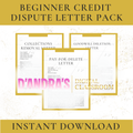 Beginner Credit Dispute Letter Pack