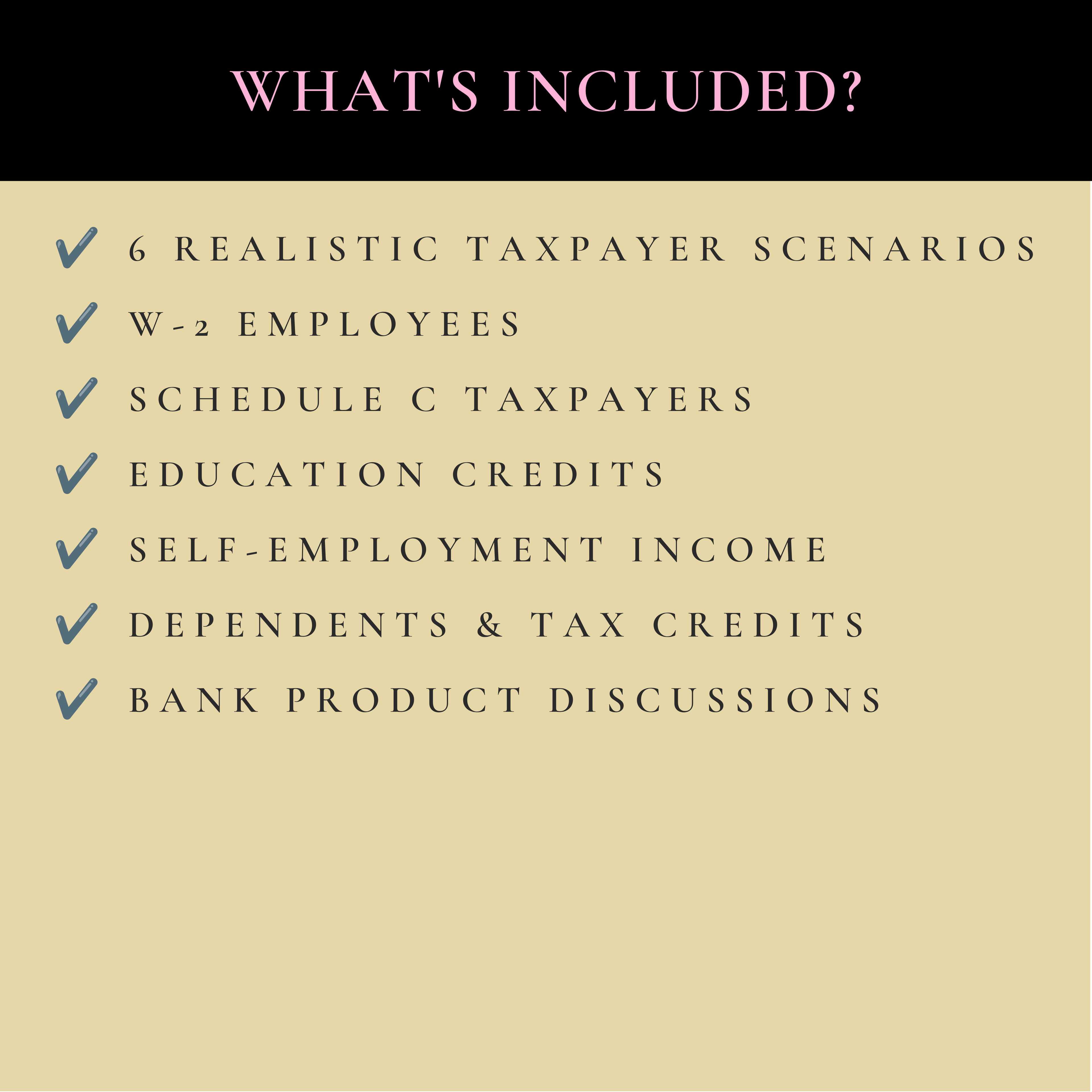 Taxpayer Scenarios for Tax Preparers | Tax Training Workbook | Practice Tax Returns | Real Client Case Studies